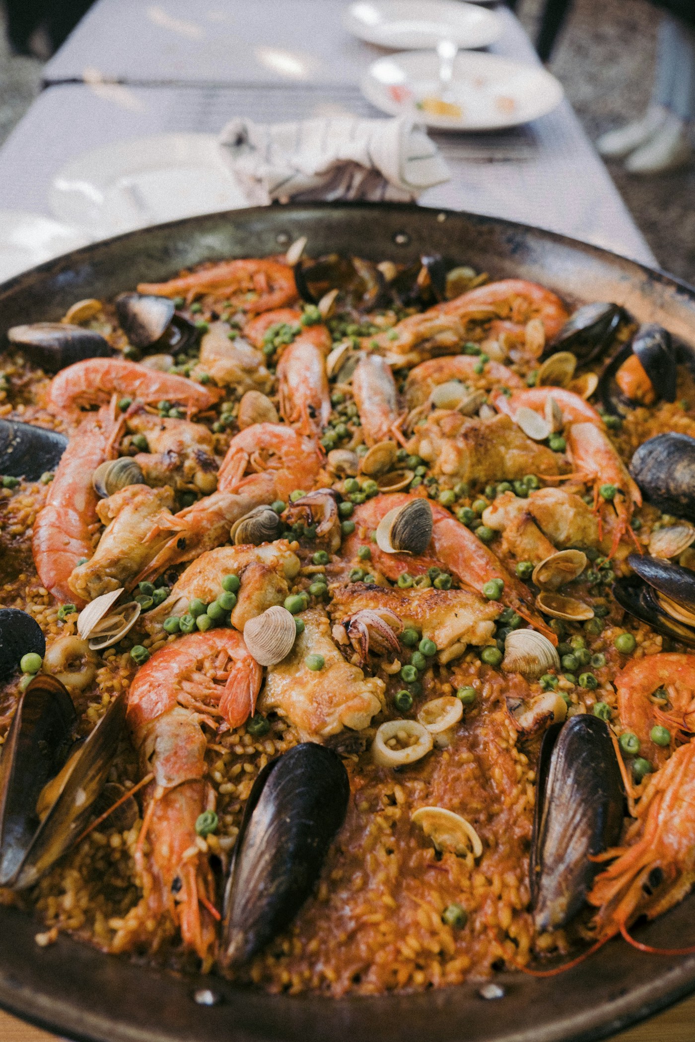Paella mediterránea